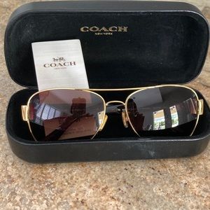 Coach sunglasses with case